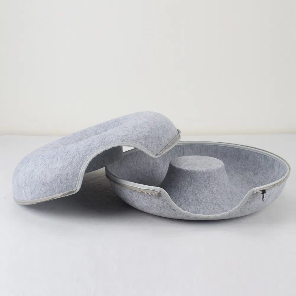 Wholesale New-Style Customized Design Popular Colorful Breathable Fabric Pet Cat Donut Bed Cat Tent House