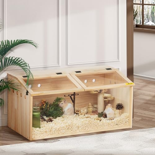 Wood hamster cage detail 1