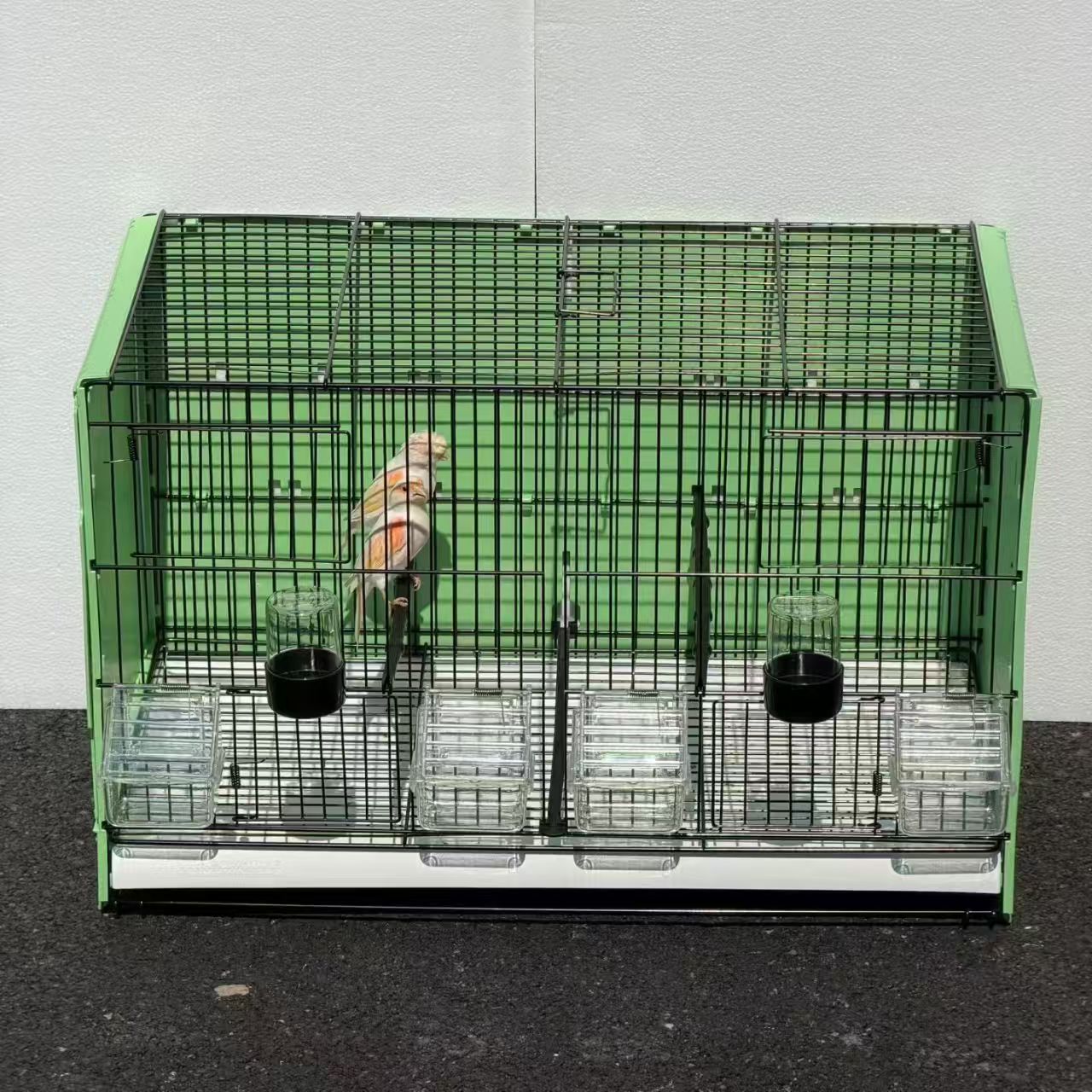 Metal Canary Cage with Removable Tray Easy Cleaning High-quality Breeding Cage-OEM Customized Wholesale Supplier