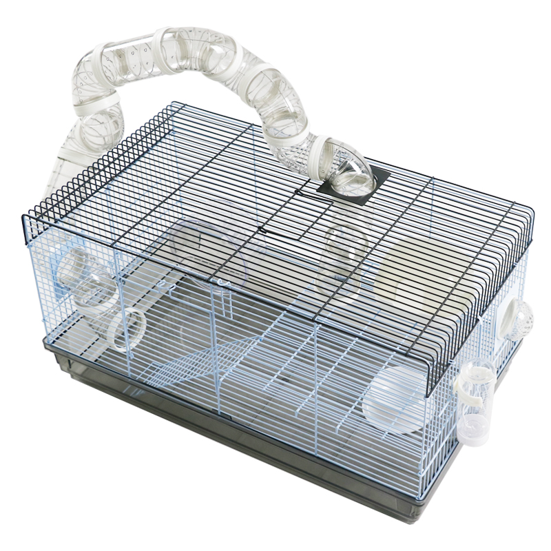 2023 Hot Sell Easy to Carry Handy Hamster Cage with Tube