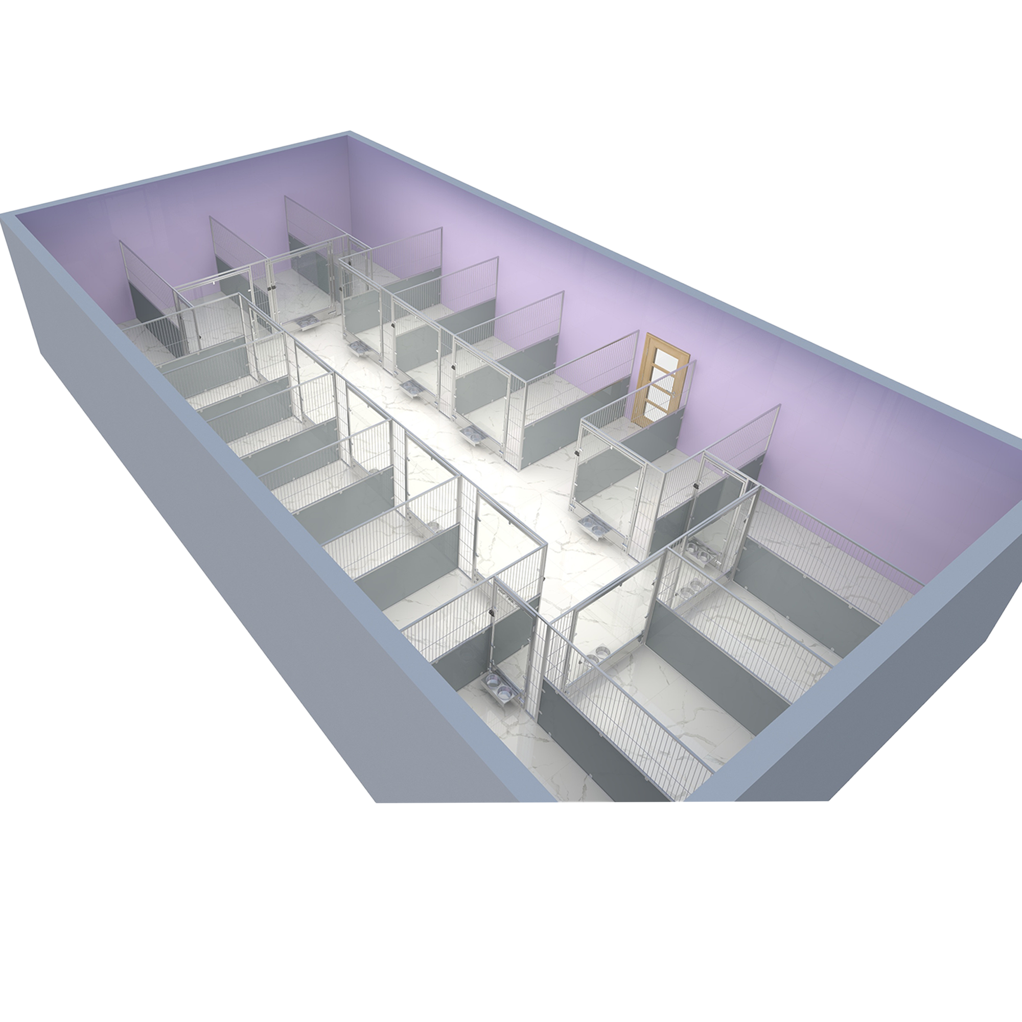 AEOLUS Kennel Building Dog Run Commercial Dog Kennels Boarding Kennel