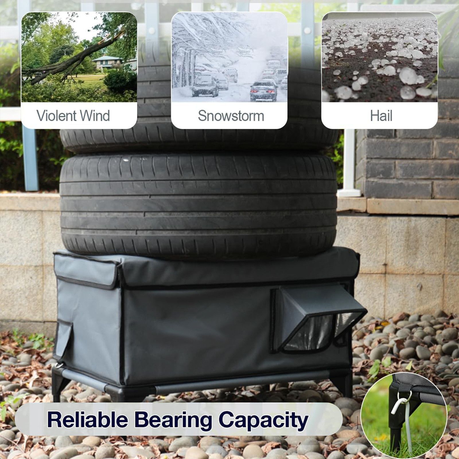 Outdoor Heated Cat House Product View 3