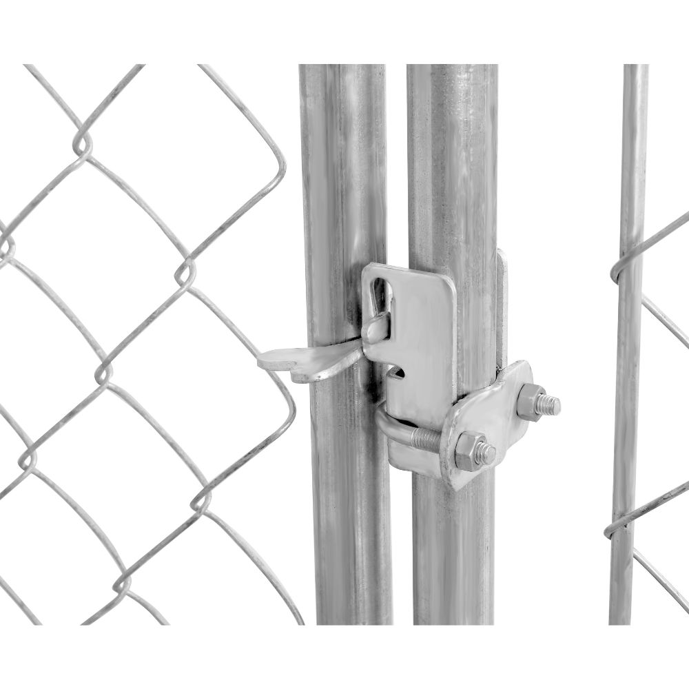 Factory Direct Custom Galvanized Steel Dog Kennel 2x2x2m Large Outdoor Dog Kennels with Waterproof Cover