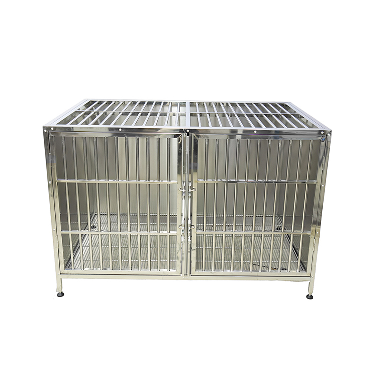 High-quality Stainless Steel Veterinary Injection Flexible Dog Cage Foldable Pet Cage for Dogs
