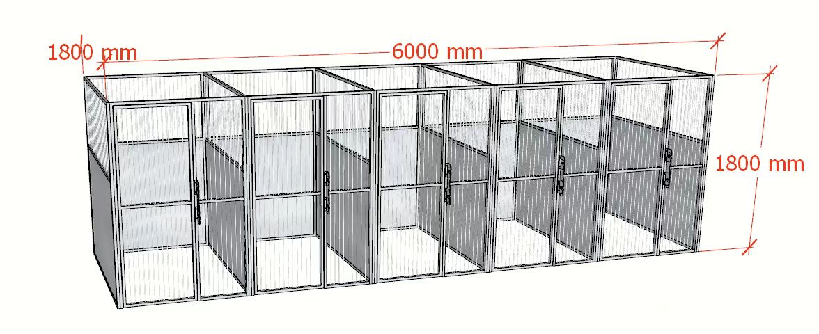 Dog Pet Animal Cages Veterinary Kennel Dog Kennels Large Outdoor Weather Proof