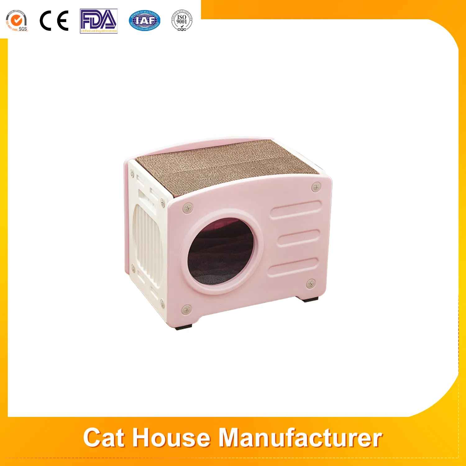 Easy to Install Cat Nap Sleeping House in TV Style Dog Cave Bed Dog Kennel Furniture Animal Cage Pet House
