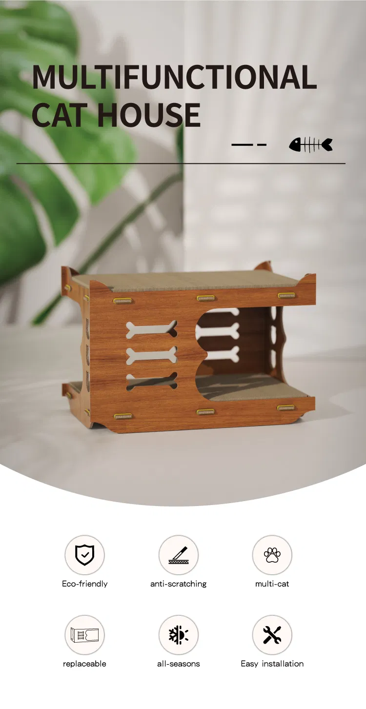 Modern Luxury Pet Accessories: Stackable Cat House for Indoor Use