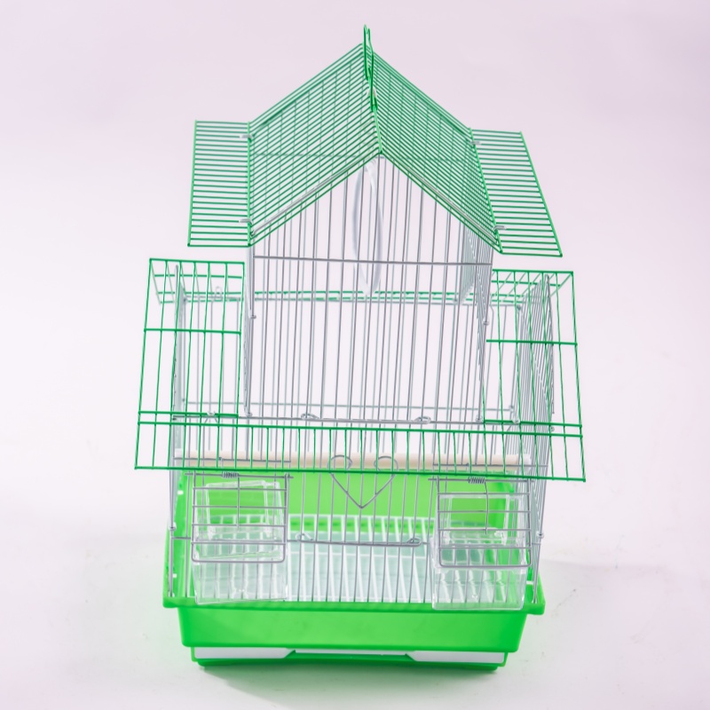Customized Electroplated Folding Pigeon Parrot Birds Breeding Cage New Large Size Portable Canary Bird Cage Factory