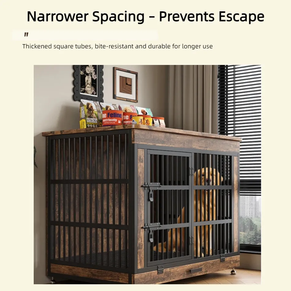 Safe lock on dog crate