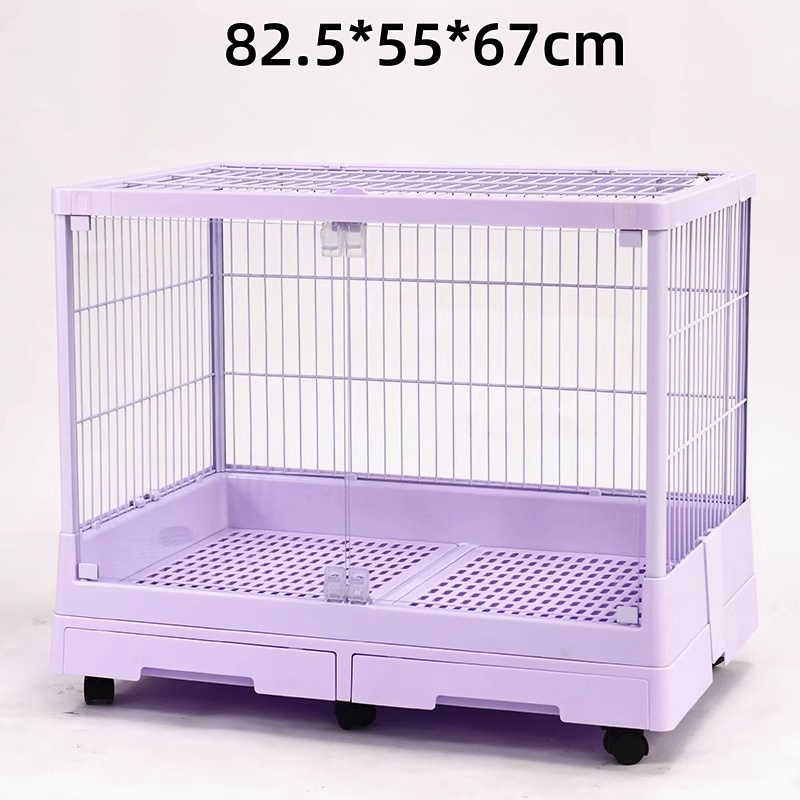 Multi-color Portability Durable Metal Pet Cage With Wheel Pet Product Rabbit Cage Hamster Cage For Sale