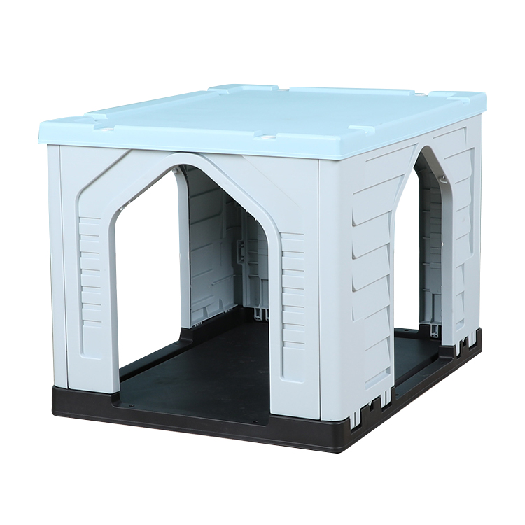 Waterproof Indoor Stackable Cat and Dog Cage Washable Joint Plastic with Print Pattern Home Pet Crates and Enclosures