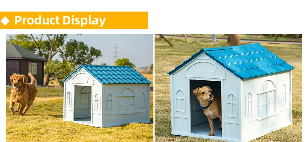 Factory Modern Eco Friendly Outdoor/Indoor Luxury Pet Villa Cats Cage Foldable House PVC Large Pet Dog House for Sale