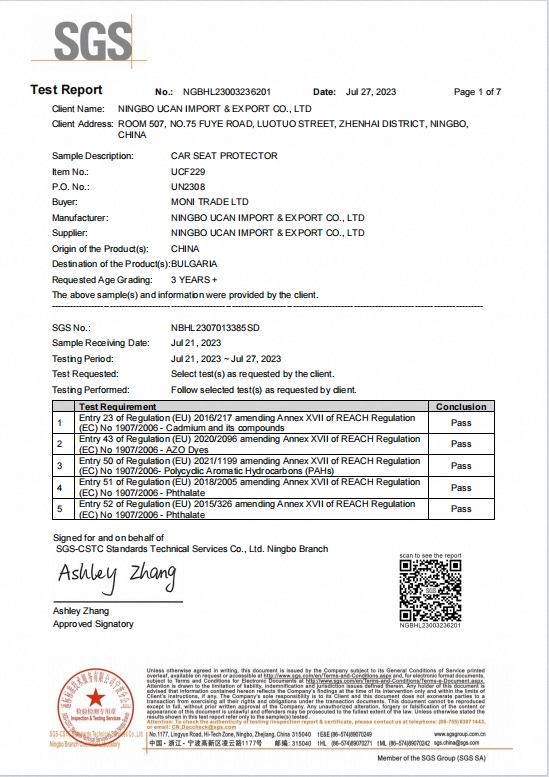 Certification