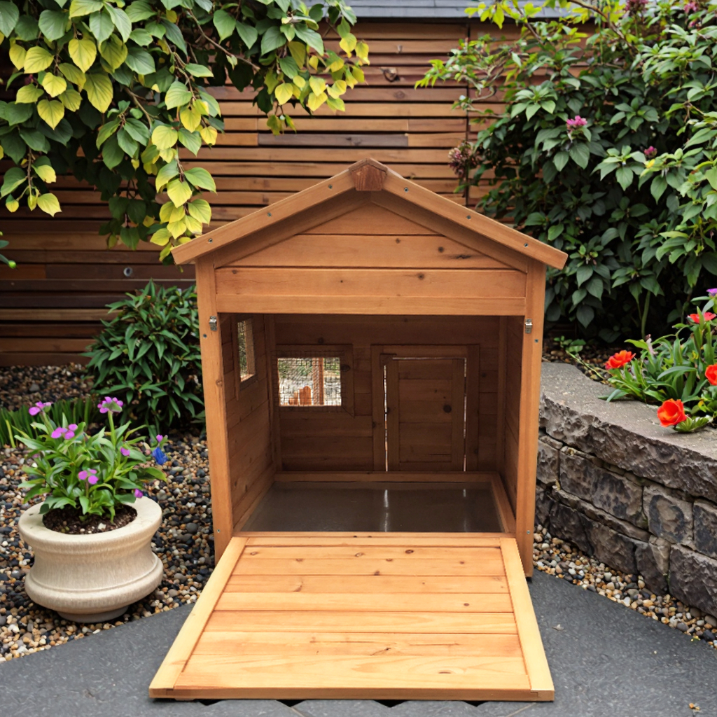 SDR025 Eco-Friendly Luxury Rabbit Cage Pet House For Rabbit Quail &amp; Duck With Nest Box Weatherproof Wood Cage For Backyard Use