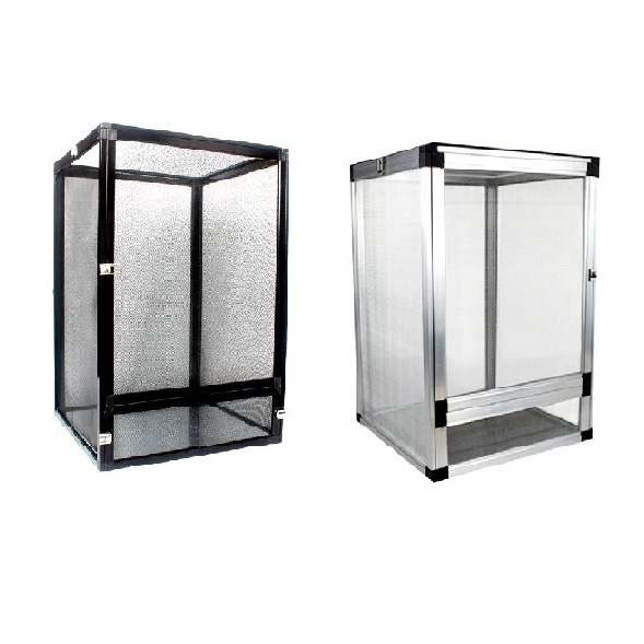 NOMOY PET High Quality Aluminium Alloy Reptile tank Terrarium Enclosure Screen Cage Chameleon Mesh Cage
