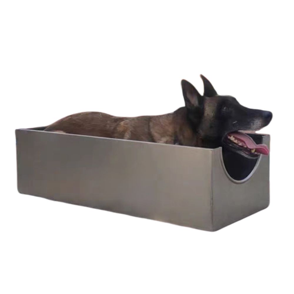 Stainless Steel Scratch-resistant Training Box for Working Dogs to Shape and Correct Behavior