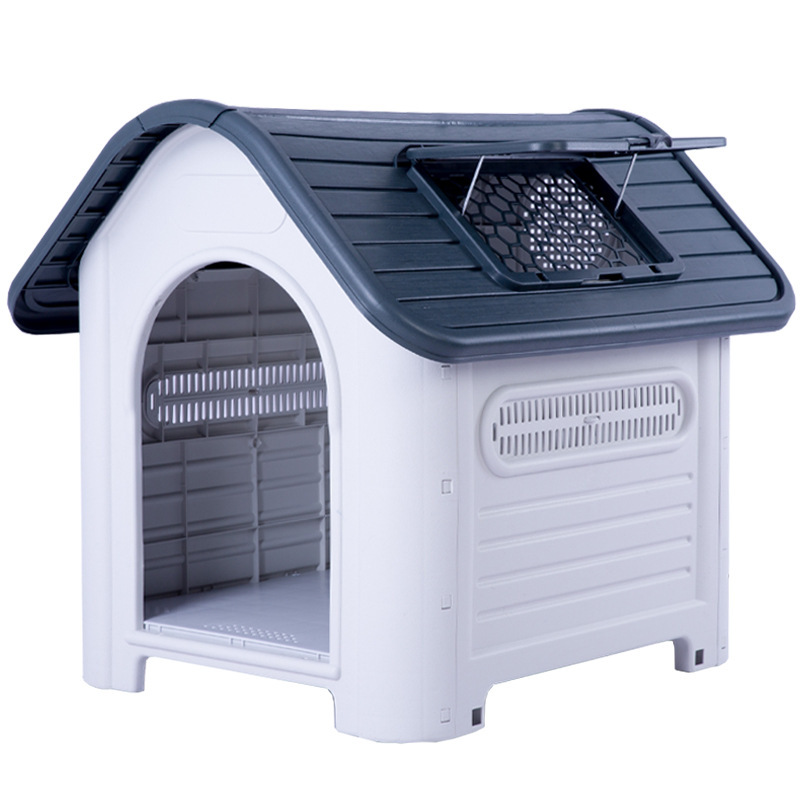 Modern Small Medium Large Dog Outdoor Kennel All Seasons Rainproof Waterproof Plastic Dog House for Living Room