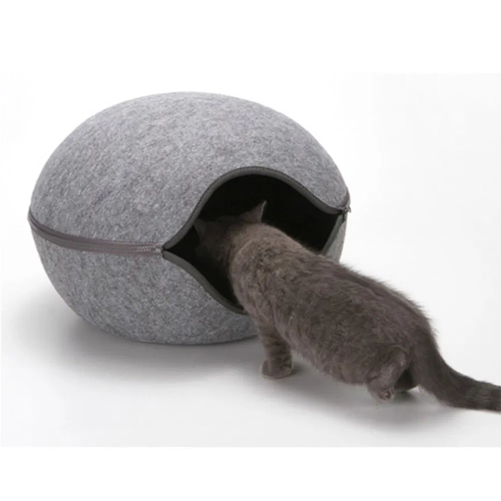 Removable Indoor Luxury Pet House Felt Cat Cave Felt Pet House