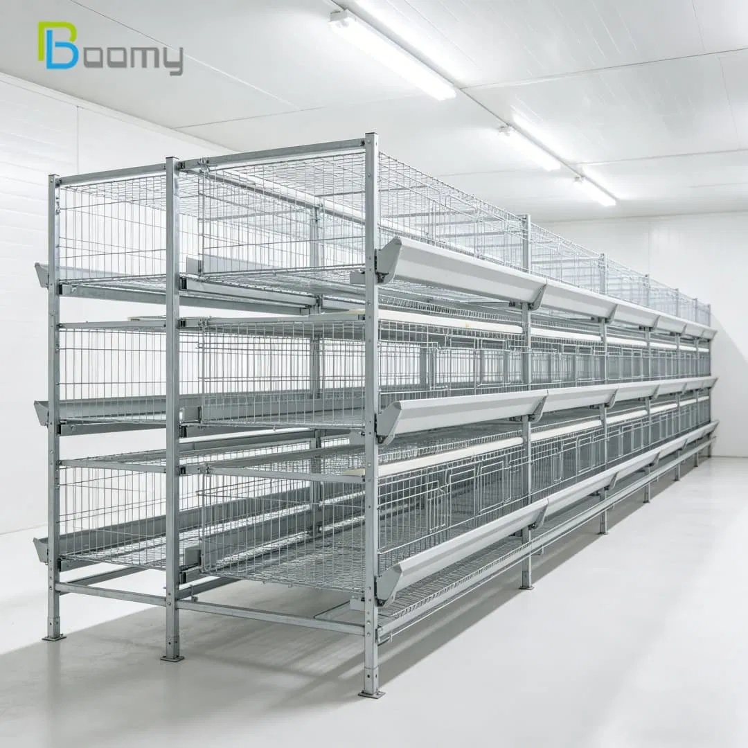 Expandable Modular Cage System for Industrial Poultry Farming H Type a Type Capacity Expansion Poultry Battery Farm Broiler Chicken Equipment/Coop/Cage