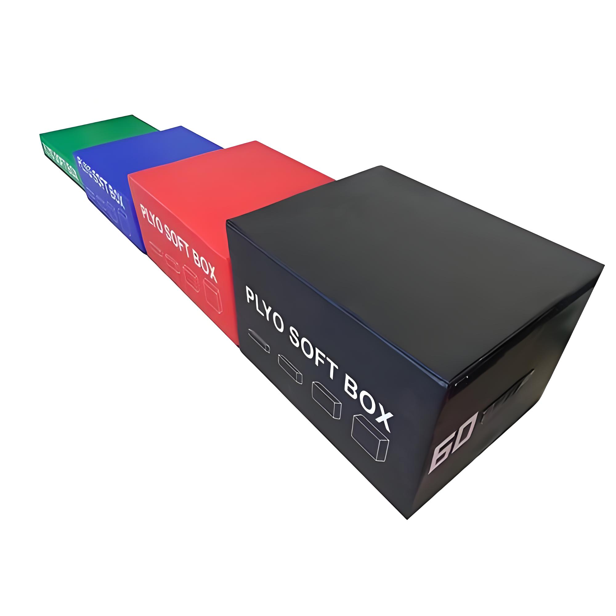 4 Section Trapezoid Kids Jumping Box PVC/EPE Soft Durable Eco-Friendly Anti-Slip Adjustable Height Plyometric Training Box