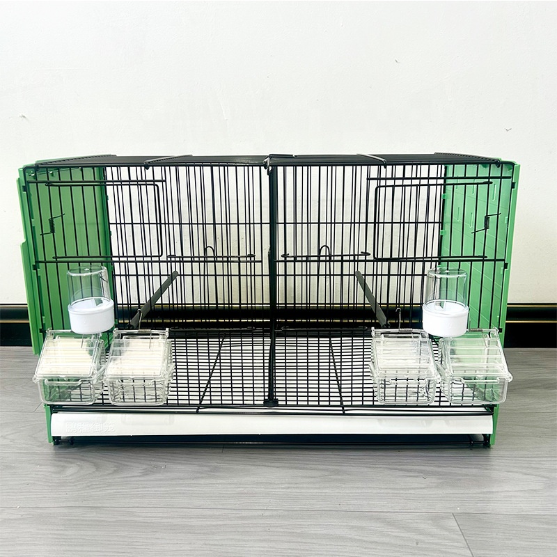 High Quality Durable Stable Stacking Eco-Friendly BPA Free Stackable Breeding Birds Cage Big Metal Bird Cage for Canary