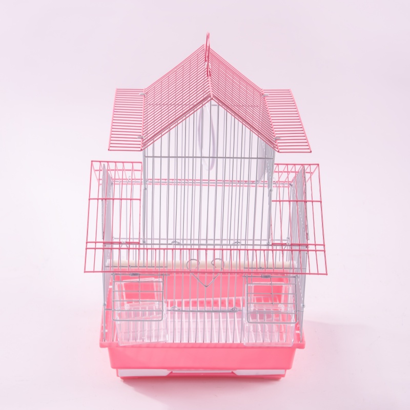 Customized Electroplated Folding Pigeon Parrot Birds Breeding Cage New Large Size Portable Canary Bird Cage Factory