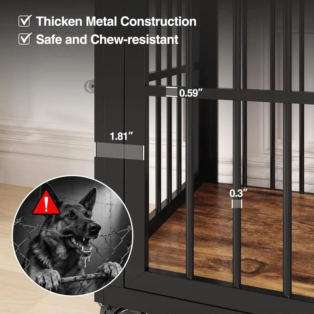 Medium and Small Dog Breeds Furniture-Style Pet Dog House View 7