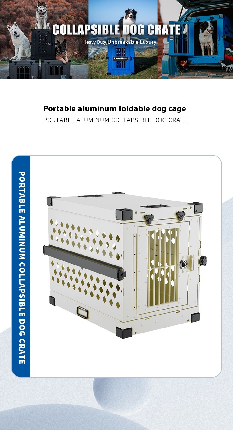 Aluminum Dog Cage Detail 5