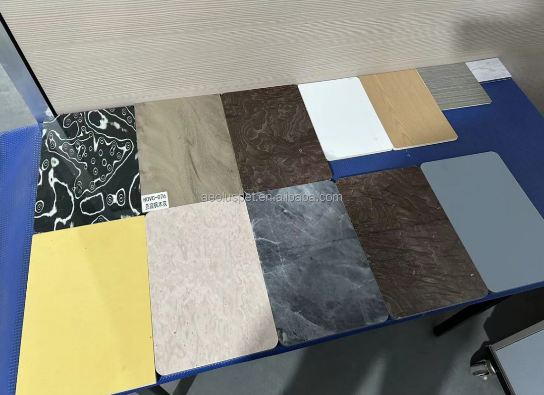 PVC composite board texture variants