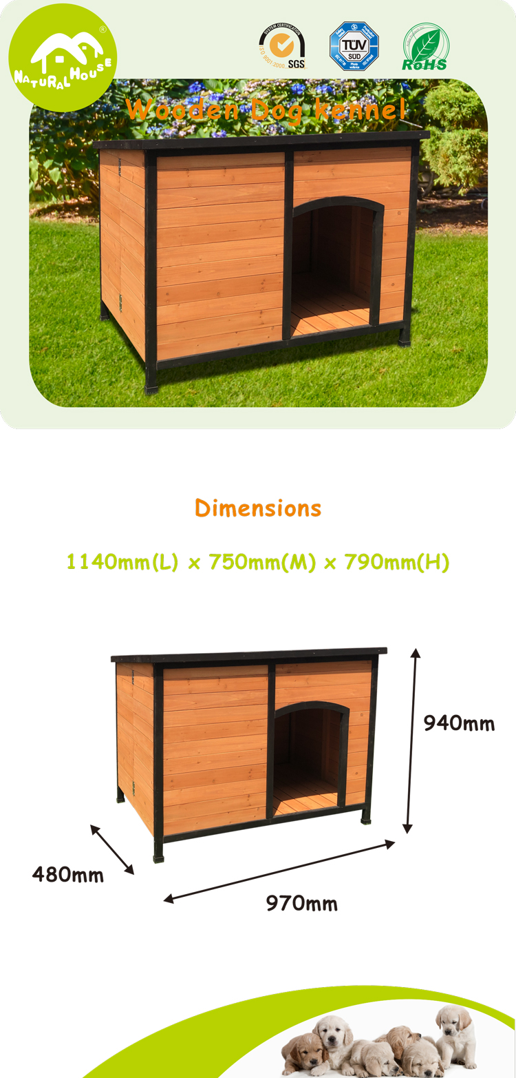 Extra Large Outdoor Dog Kennel Winter Pet House Shelter Wooden Animal Shelter