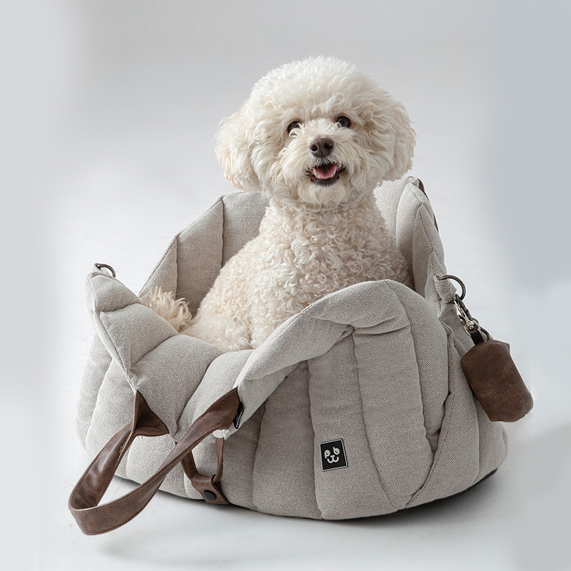 PEPPY BUDDIES BEST SELLERS 2 In 1 PET SLING BAG DOG CAR SAFETY BED WITH LEASH CONNECTOR