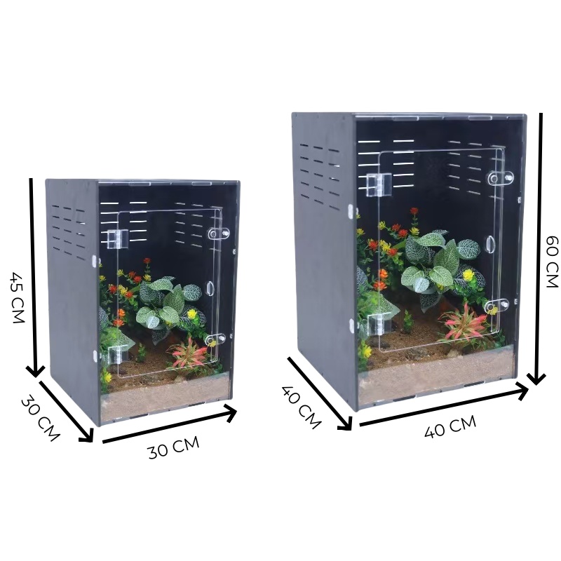 Accept Custom Size PVC Pet Cages Reptile Enclosures Cabinet Cages Reptile Breeding