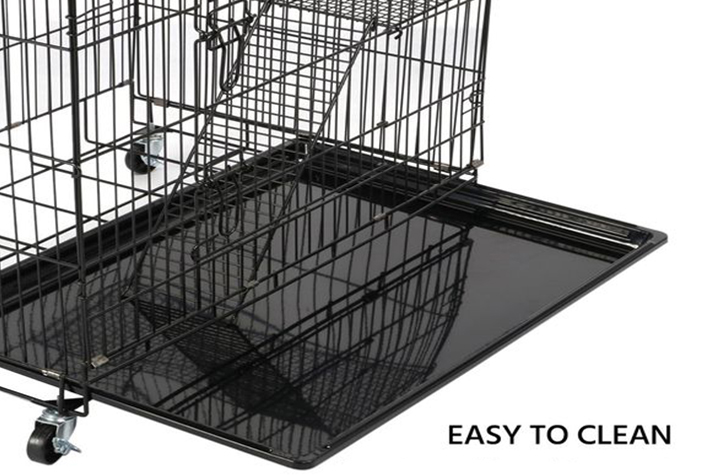 Foldable Metal Dog Cage Detail 3