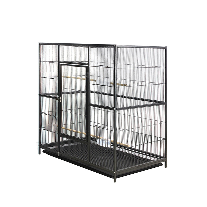 Large Removable Manufacturer Stackable Breeder Custom Big Metal Aviary Breeding Parrot Pigeon Budgie Bird Cage with Divider