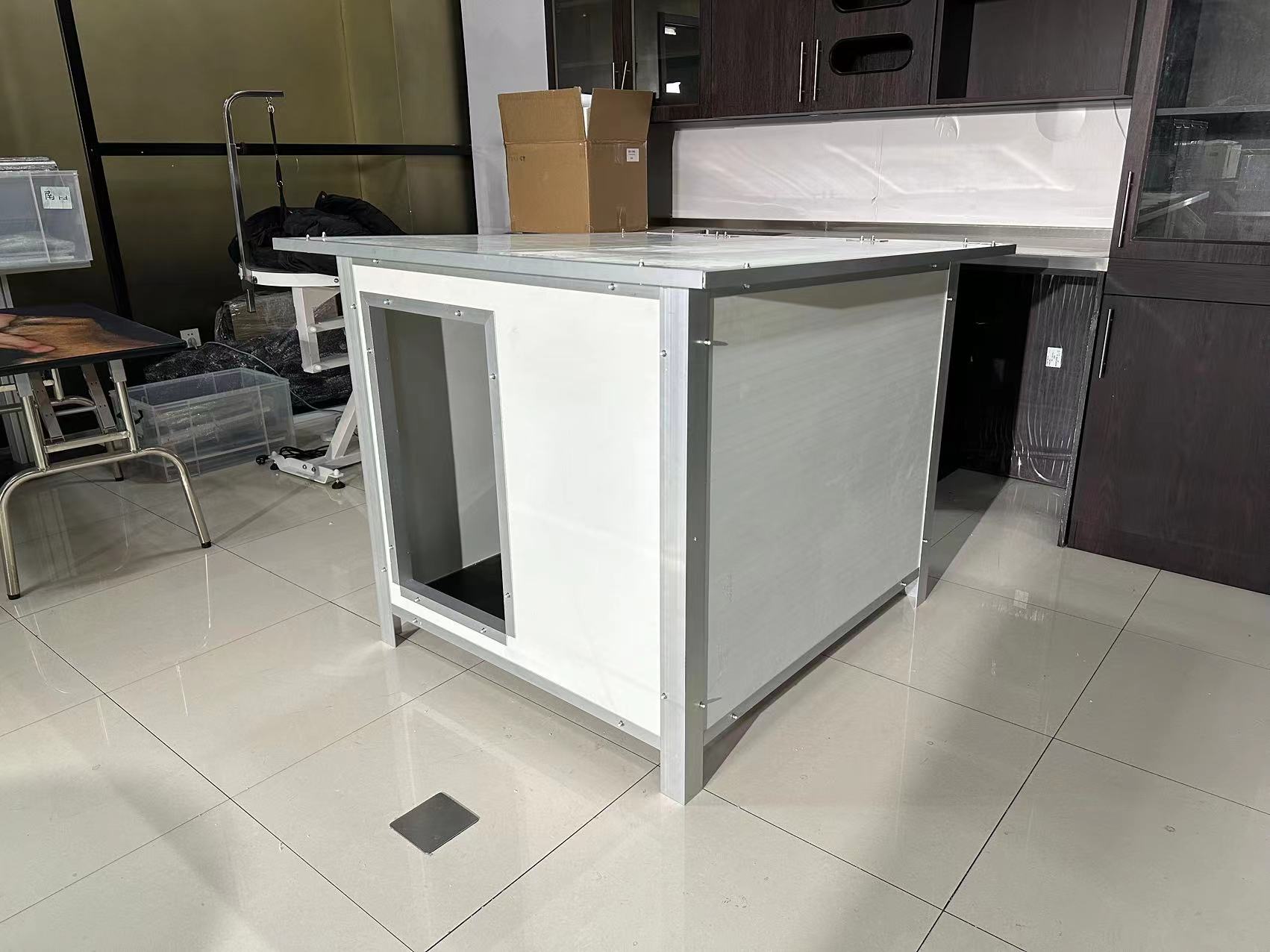 Warm House Animal Shelter Outdoor Dog Kennel with Roof Durable Dog Crate Wood Dog Kennels Large Outdoor