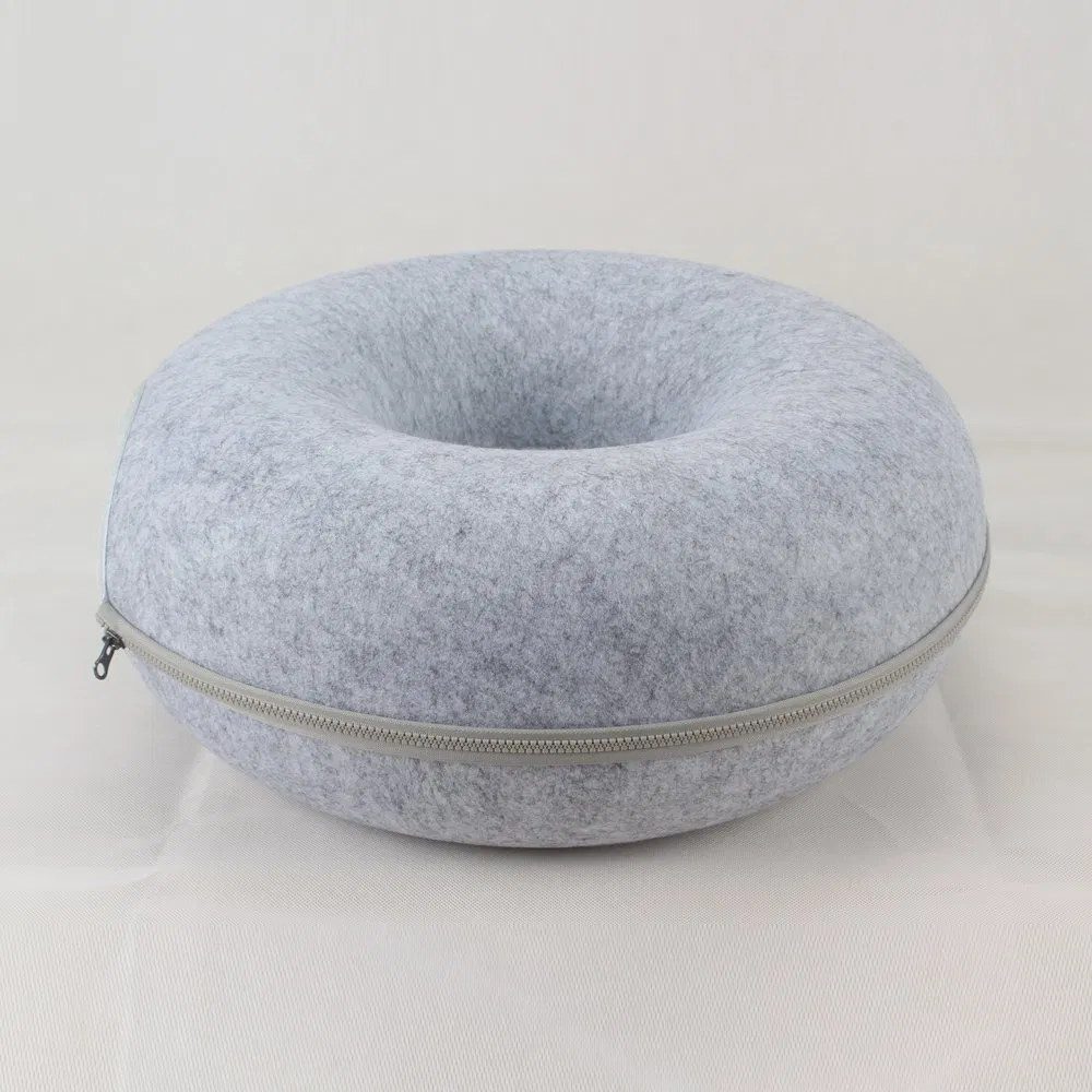 Wholesale New-Style Customized Design Popular Colorful Breathable Fabric Pet Cat Donut Bed Cat Tent House