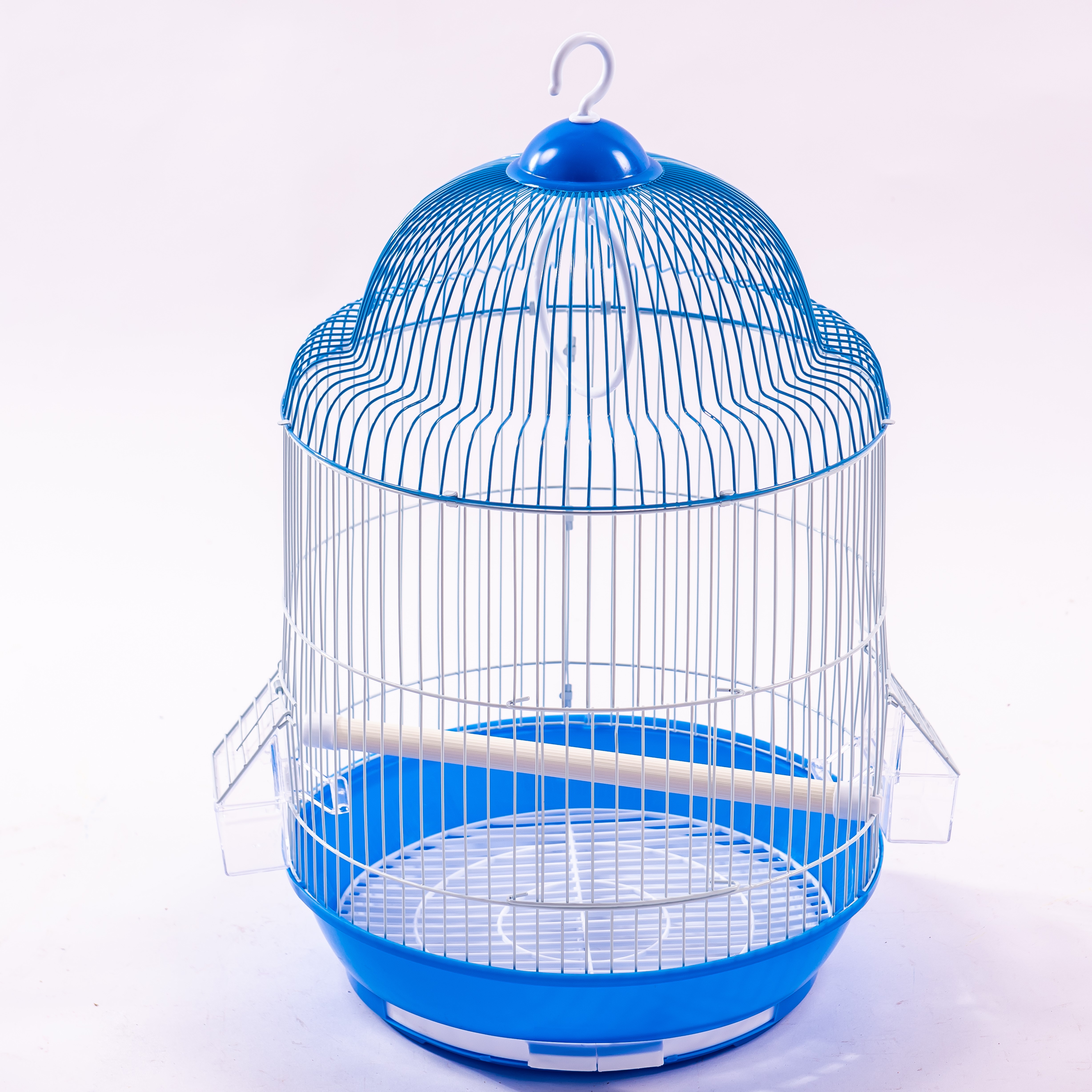 Wholesale Iron Breathable Stackable Bird Cage with Plastic Tray for Parrots Training &amp; Breeding Carrier