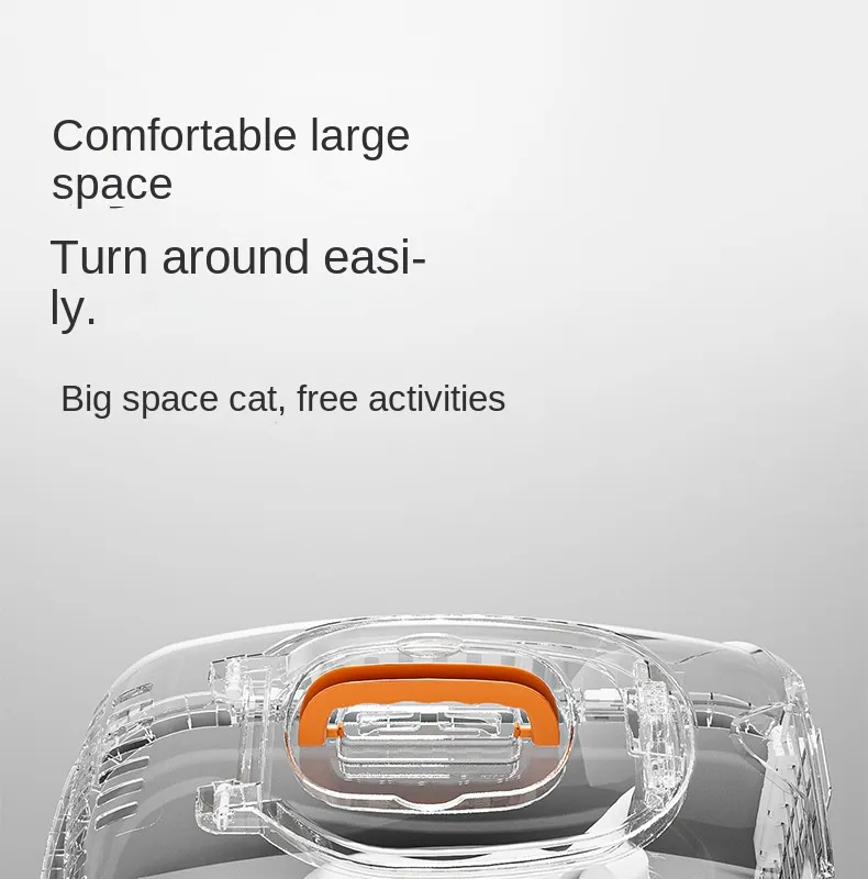 Airline-Approved PP Plastic Pet Transport Cage - Front Gate View