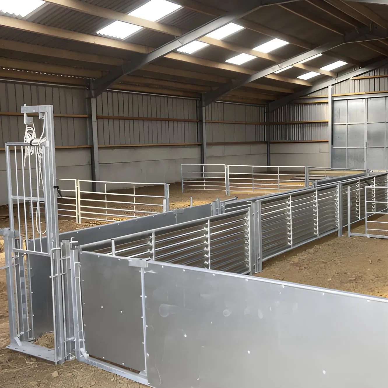 Online One-on-One Solution Bolt Connection Ventilated Cattle Housing Design Structure