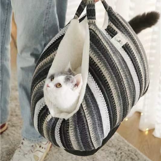 Multifunctional Elegant Sofa Pet Bed for Travel Breathable Polyester Cage Carrier for Dogs &amp; Cats