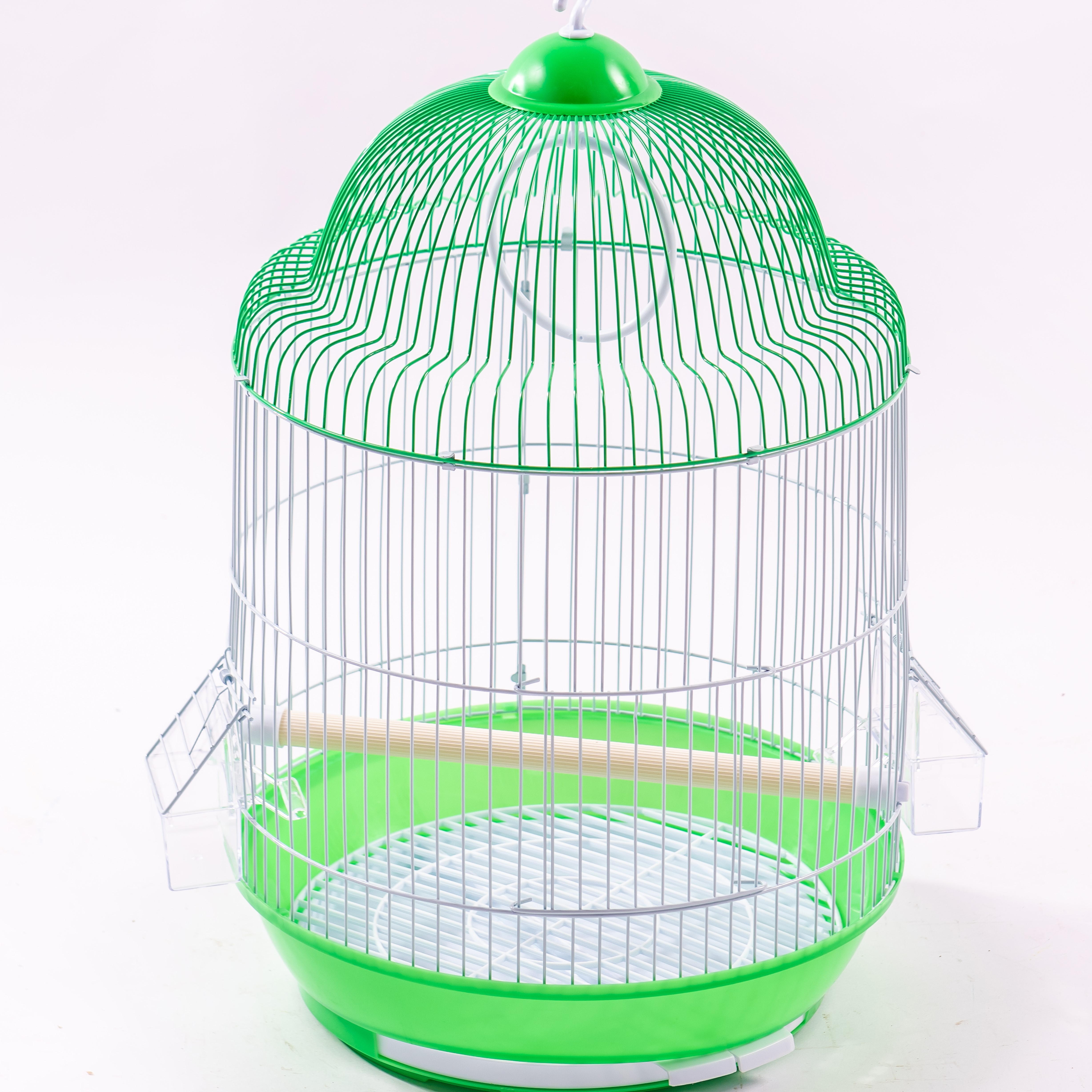 Wholesale Iron Breathable Stackable Bird Cage with Plastic Tray for Parrots Training &amp; Breeding Carrier