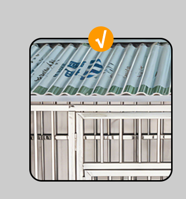 Stainless steel corrugated sheet