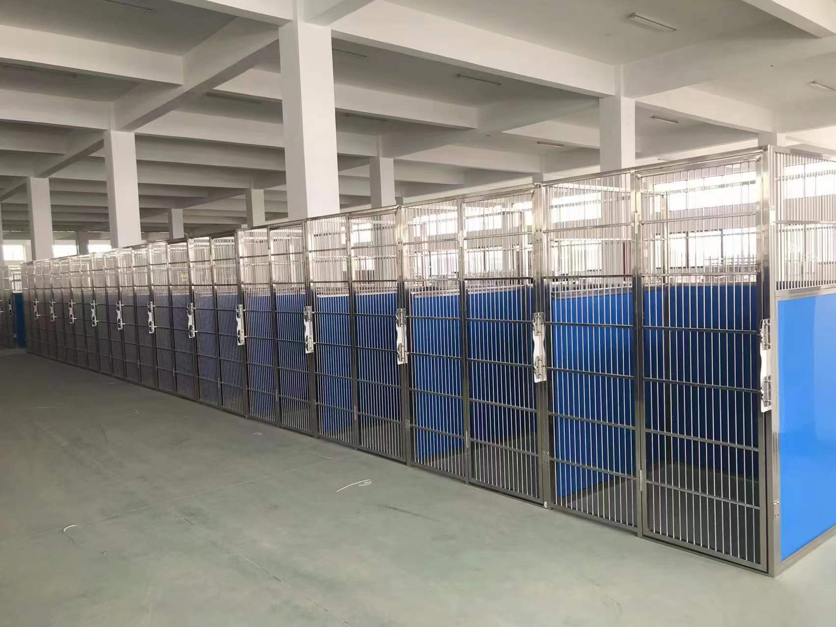 Wholesale Dog Kennels Stainless Steel Dog Kennel Customized 4x4 4x6 Outdoor Indoor Dog Boarding Facility Tempered Glass Kennels
