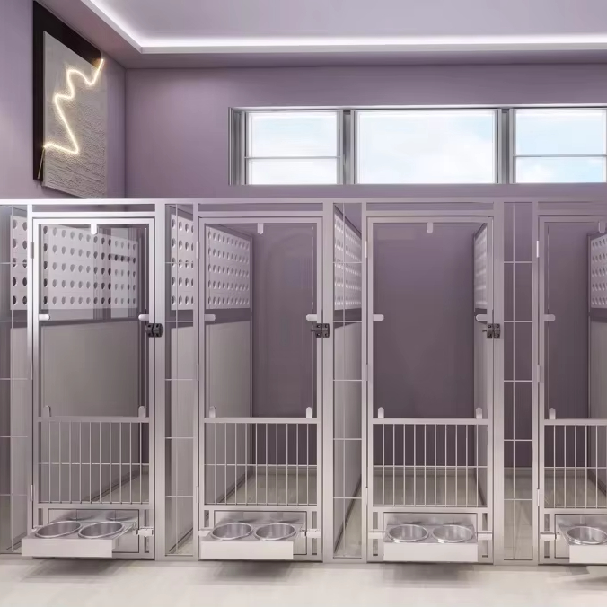 New Walk In Dog Kennel Large Outdoor Boarding Kennels Heavy Duty Dog Run Animal Shelter Commercial Dog Kennels