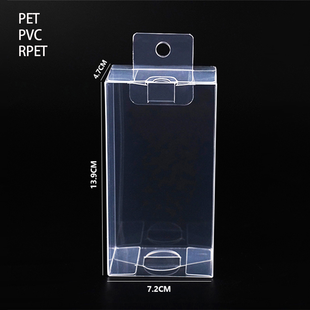 PET Transparent Box PVC Clear Plastic Package Box Auto Bottom Clear Plastic Packaging Box