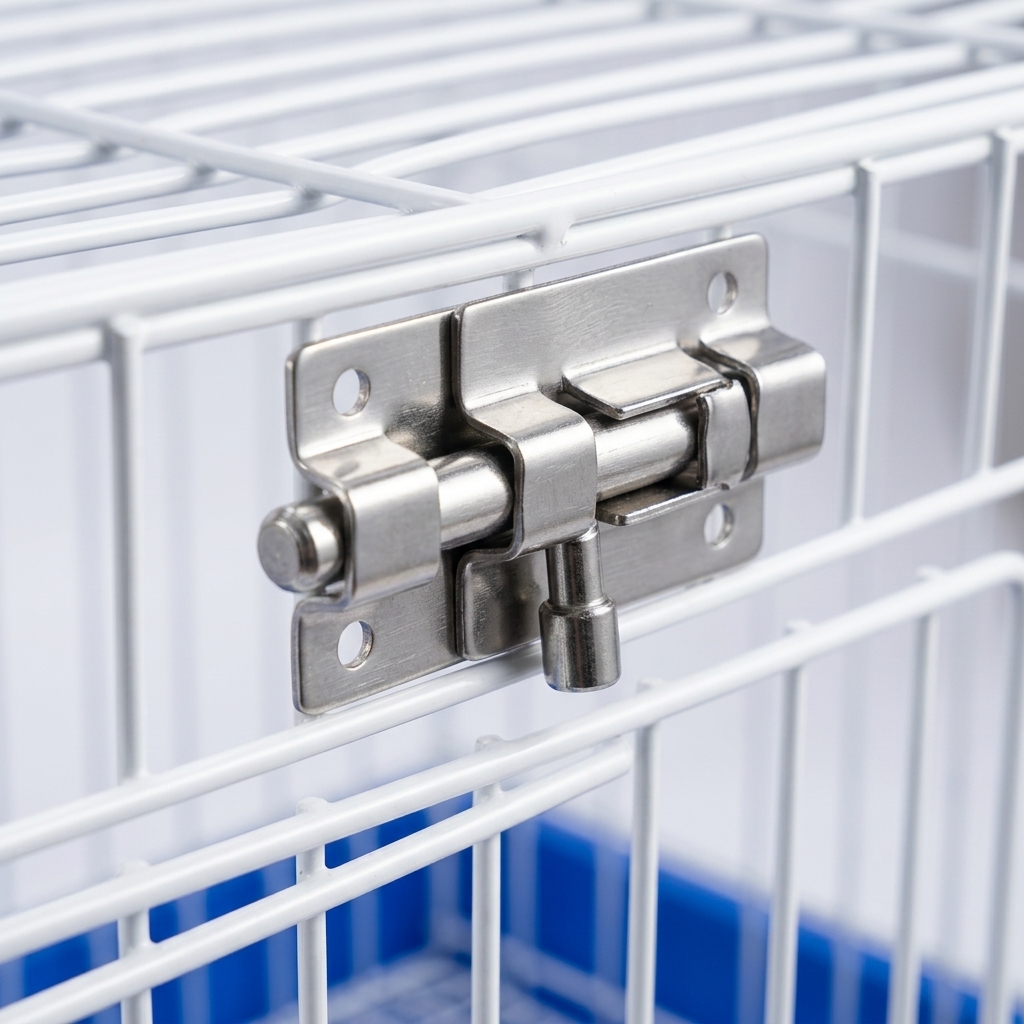 Small Pet Cage with Removable Tray for Dogs Rabbits and Rodents