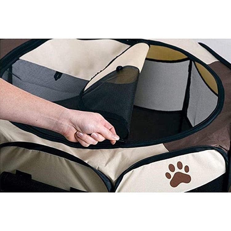 High-quality Oxford Fabric Washable Portable Folding Pet Tent Dog House Cage Portable Foldable Pet Playpen for Pets