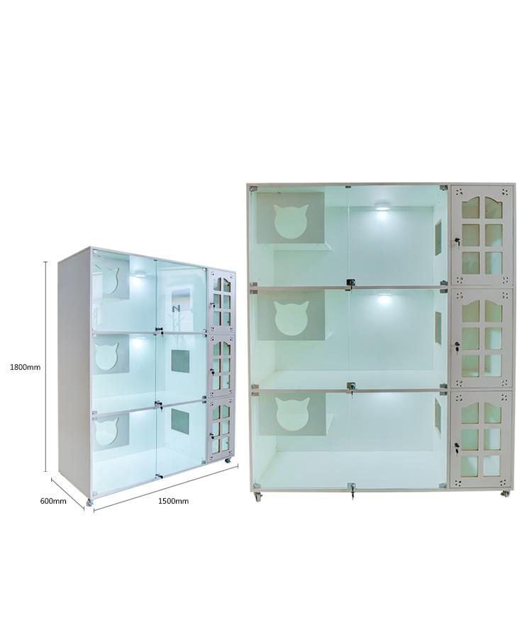 2021 Promotion Style Acrylic Material Made Best Appearance Factory Price Cat Pet Cage House