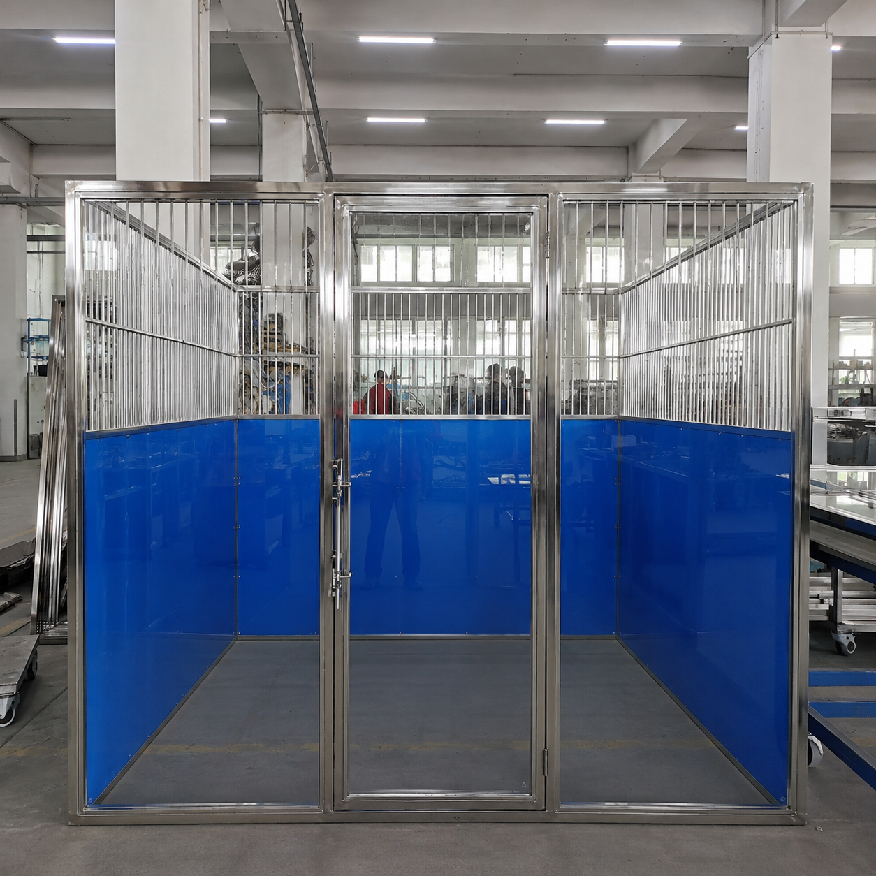 Heavy Outdoor Dog Shelter Kennel Run for Large Dogs Animal Shelter Adoption Kennel System Dogs Shelter Running Kennel