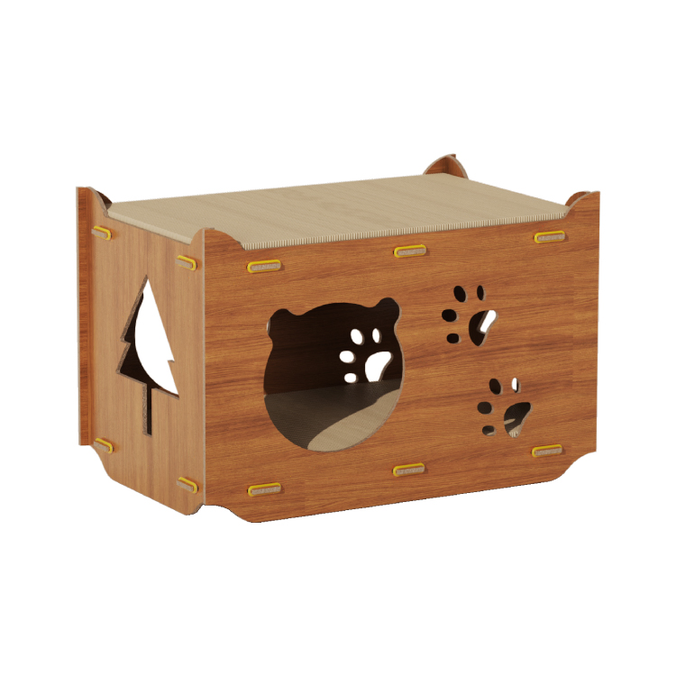 Modern Luxury Pet Accessories: Stackable Cat House for Indoor Use
